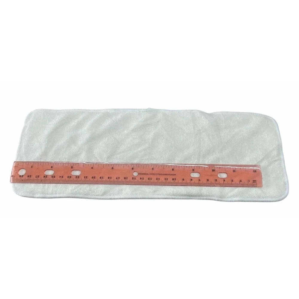 NWOT 6 Reusable Microfiber Cloth Diaper Inserts 6 Pack 13.5x5 Absorbent 3-Layer